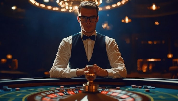Antarmuka permainan Sic Bo live di platform jeboltoto dengan dealer profesional